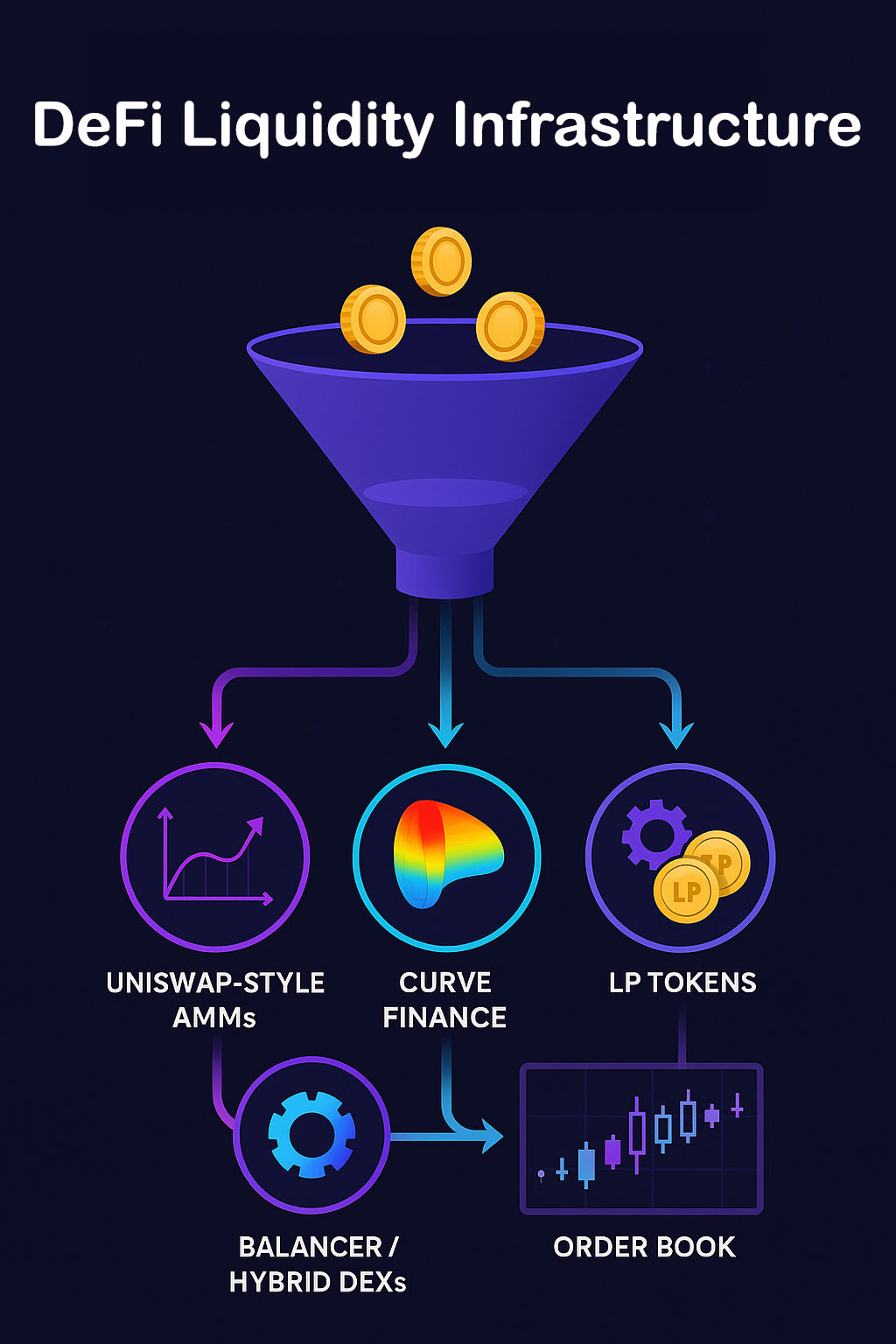 DeFi Liquidity Infrastructure – AMMs & Hybrids